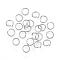Tarnish Resistant 304 Stainless Steel Open Jump Rings, Metal Connectors for DIY Jewelry Crafting and Keychain Accessories, Stainless Steel Color, 24 Gauge, 4x0.5mm, Inner Diameter: 3mm