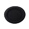 Polyester Oval Pillbox Stewardess Fascinator Hat Base for Millinery, Black, 165x135x3mm