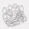 Non-Tarnish 201 Stainless Steel Charms, Horse Shoe, Stainless Steel Color, 13.5x9.7x1mm, Hole: 1.5mm