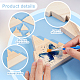 10 шт. 5 стиля вырезы из дерева WOOD-WH0131-21A-4