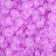 Стеклянные бусины прозрачных цветов SEED-P008-01B-04-2