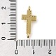 Латунные подвески из прозрачного кубического циркония KK-M101-02G-G01-3