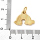 Подвески из нержавеющей стали 304 с эмалью STAS-I331-05G-03-3