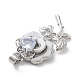 Латунные микро проложить кубического циркония подвески KK-F877-21P-2