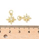 Латунные микро проложить кубического циркония подвески KK-C104-14G-3
