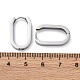 Серьги-кольца Huggie Hoop из нержавеющей стали 304 STAS-H156-11C-P-3