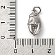 Латунные микро проложить кубического циркония подвески KK-P308-53P-3