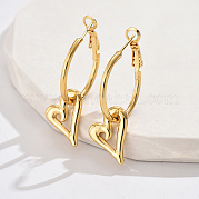 Серьги-кольца из нержавеющей стали 304 SU2975-1