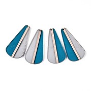 Прозрачные подвески из смолы и дерева RESI-T057-54A
