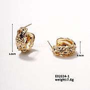 Блестящие женские серьги с полым дизайном OK1604-1