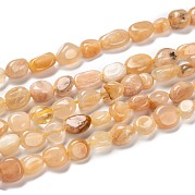 Натуральный Sunstone бисер пряди G-G018-18B