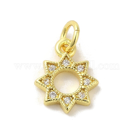 Латунные микро проложить кубического циркония подвески KK-M283-23B-01-1