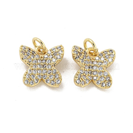Стойка из латуни с подвеской из кубического циркония KK-P270-04G-1