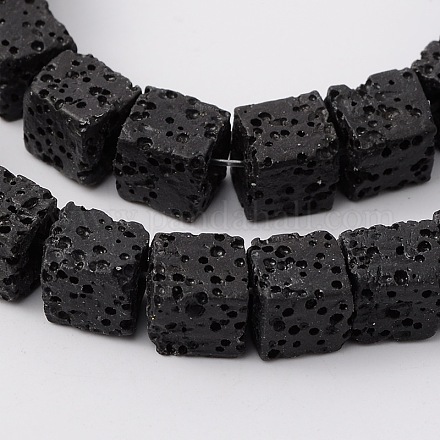 Синтетические бусины из вулканической породы G-N0104-8mm-18-1