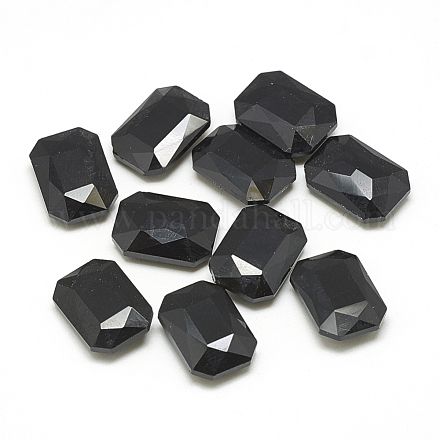 Заостренные заднее стекло горный хрусталь кабошоны RGLA-T079-10x14mm-02-1