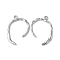 Non-Tarnish 304 Stainless Steel Pendants, Stainless Steel Color, 27x22.5x2mm, Hole: 1.6mm