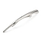 Alloy with Iron Clip Hair Barrettes, Hair Accessories for Women Girls, Platinum, Stick, 10x110x15mm