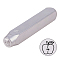 Iron Metal Stamps, Apple Patterns, Platinum, 65.5x10mm