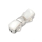 Brass Box Clasps, Cadmium Free & Nickel Free & Lead Free, with Shell, Bowknot, Platinum, 8.5x19x6mm