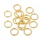 Alloy Closed Jump Rings, Round Ring, Golden, 8x1.2mm, 16 Gauge, Inner Diameter: 5.5mm
