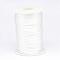 Polyester Cord, Satin Rattail Cord, for Beading Jewelry Making, Chinese Knotting, White, 2mm, about 100yards/roll