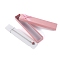 Rectangle Paper Necklace Boxes with Bowknot, Jewelry Gift Case for Necklaces Storage, Pink, 21x4x2.2cm