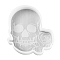 Candles Silicone Molds, Epoxy Resin Candle Making, Skull, 110x100x26mm