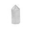 Pointed Tower Natural Quartz Crystal Healing Stone Wands, for Reiki Chakra Meditation Therapy Decoration, Hexagonal Prism, 15x15x35mm