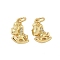 Brass Micro Pave Cubic Zirconia Pendants, Horse Charms, Rack Plating, Long-Lasting Plated, Cadmium Free & Lead Free, with Jump Ring, Real 18K Gold Plated, 13x10x6mm, Hole: 3.5mm