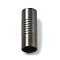 304 Stainless Steel Magnetic Clasps, Column, Ion Plating(IP), Gunmetal, 21x8mm, Hole: 6mm