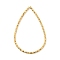 304 Stainless Steel Linking Rings, Textured, Teardrop, Real 18K Gold Plated, 33x21x1mm, Inner Diameter: 30.5x19mm