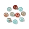Transparent Acrylic Beads, Rondelle, Pale Turquoise, 7x4mm, Hole: 1.8mm, about 3300pcs/500g