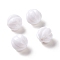 Opaque Acrylic Beads, Pumpkin, White, 11.7mm, Hole: 1.8mm, about 590pcs/500g