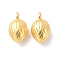 Rack Plating Alloy Charms, Cadmium Free & Lead Free & Nickle Free, Flower Bud Charm, Matte Gold Color, 12.5x7.5x6mm, Hole: 1.6mm
