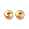 Rack Plating Brass Beads, Donut, Matte Gold Color, 4x1.5mm, Hole: 1.2mm