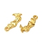 Tibetan Style Pendants, Lead Free & Cadmium Free, Mermaid, Golden, 20x8.5x2mm, Hole: 2mm