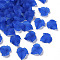 Autumn Theme Transparent Frosted Acrylic Pendants, Maple Leaf, Blue, 24x22.5x3mm, Hole: 1mm, about 962pcs/500g
