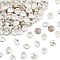 Preciosa® MAXIMA Crystal Round Stones, Czech Crystal, Dura Foiling, Round(431 11 615 Chaton), 00030 242 Argent Flare, SS24(5.25~5.45mm)