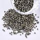 Бусины из гальванического стекла SEED-Q036-01A-B03-1