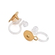 Фурнитура для сережек-клипс из нержавеющей стали 304 STAS-B072-14G-2