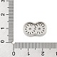Латунный микро pave прозрачный кубик циркония подвески ZIRC-I068-20P-3