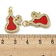 Латунные микро проложить кубического циркония подвески KK-H457-05G-01-3