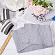 Ребристая ткань из полиэстера для манжет DIY-WH0430-351C-4
