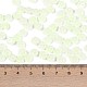 Стеклянные бусины прозрачных цветов SEED-P008-01B-03-4