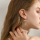 6шт латунные подвески со стразами KK-BC0014-26G-6