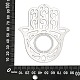 201 подвеска-соединитель из нержавеющей стали с лазерной резкой STAS-Z116-07P-3