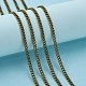 Железные кубинские звенья цепи CH-R013-5x4mm-AB-NF-2