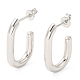 Овальные серьги-гвоздики из латуни EJEW-Q770-11P-1