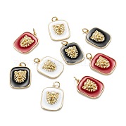 Настоящие позолоченные кулоны из латуни с эмалью 18k KK-A155-16G