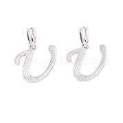 Подвески с буквами из экологически чистой латуни KK-K265-02P-U